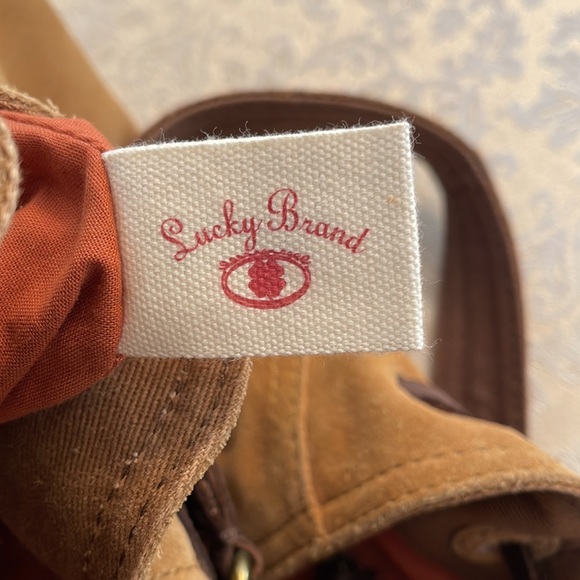 Lucky Brand 100% suede large hobo bag - Picture 10 of 12